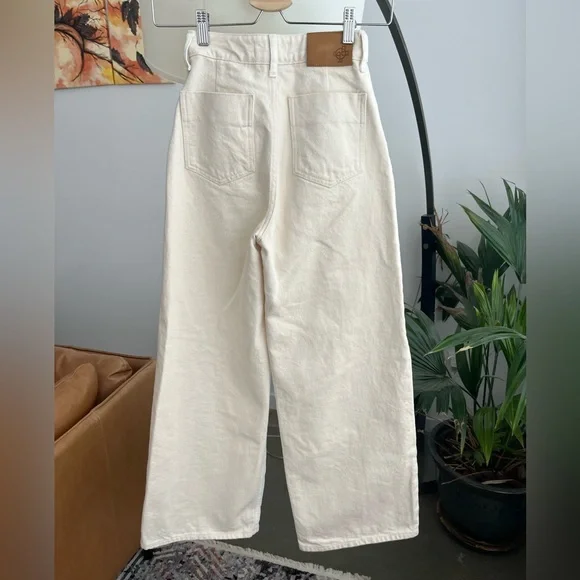 Just Female Two-Tone Calm Wide Leg Jeans - Picture 3 of 5